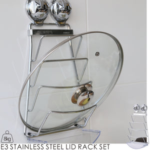 E3 STAINLESS STEEL LID RACK SET