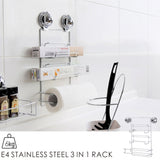 E4 STAINLESS STEEL 3 IN 1 RACK