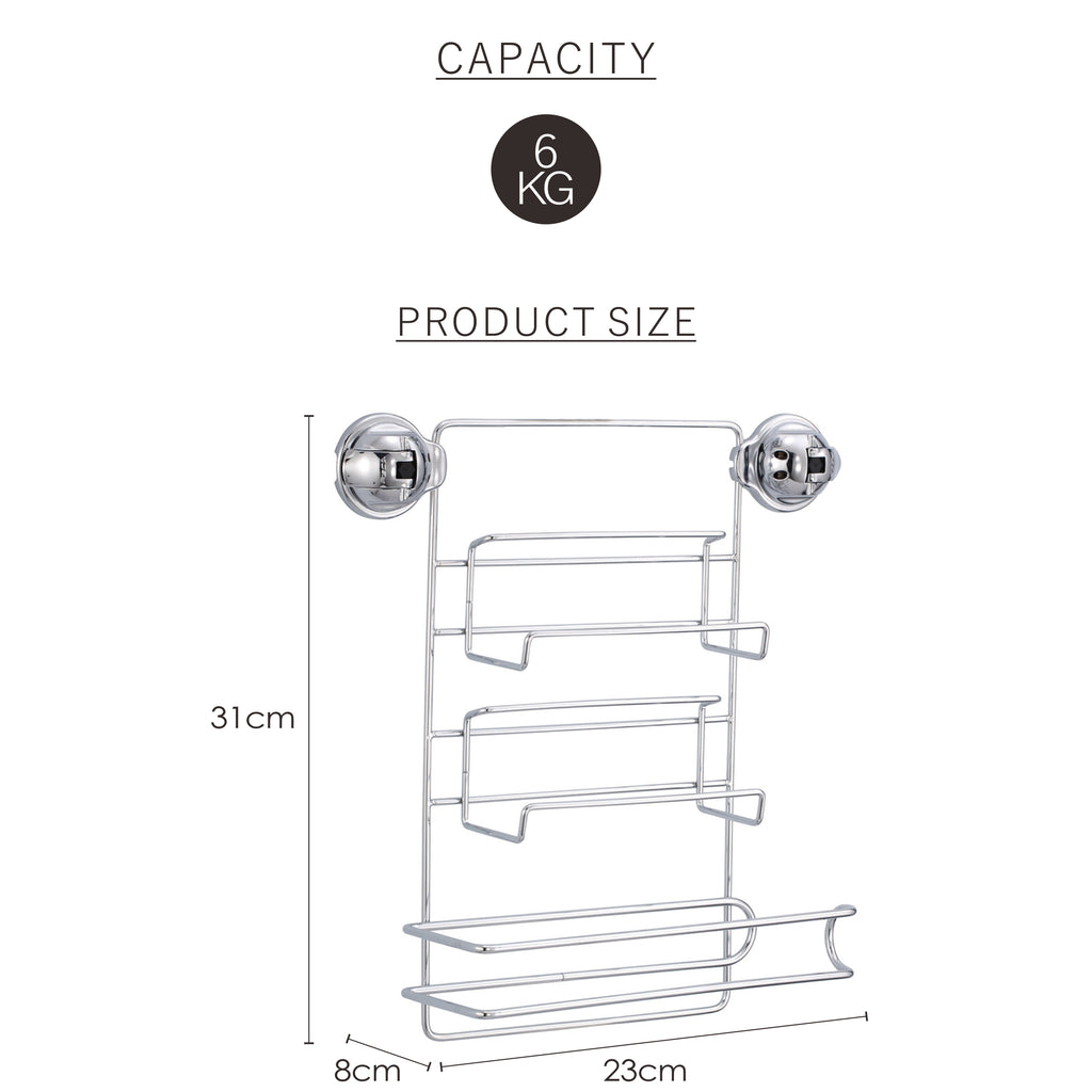 E4 STAINLESS STEEL 3 IN 1 RACK