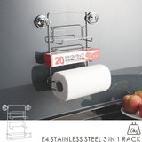 E4 STAINLESS STEEL 3 IN 1 RACK