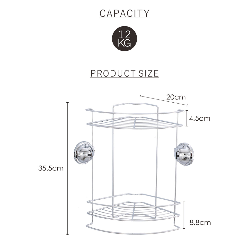 E7 DOUBLE TIER CORNER RACK