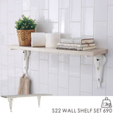 S22 WALL SHELF SET