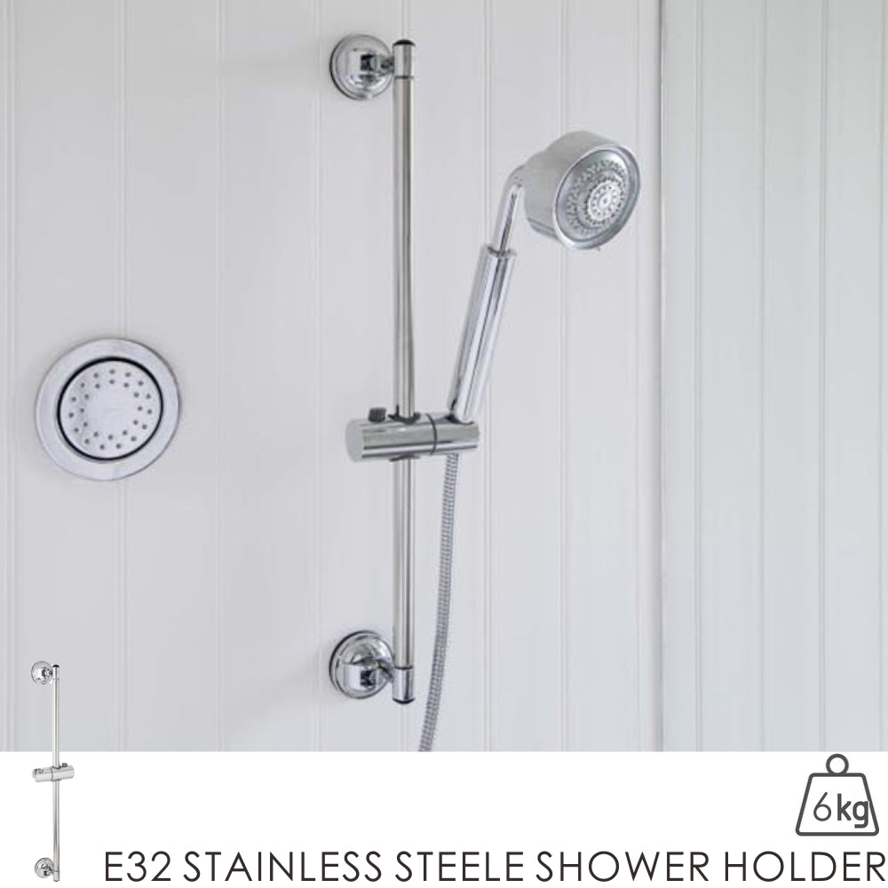 E32 STAINLESS STEELE SHOWER HOLDER