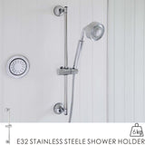 E32 STAINLESS STEELE SHOWER HOLDER