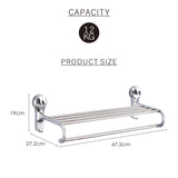 N12 STAINLESS STEEL TOWEL RACK