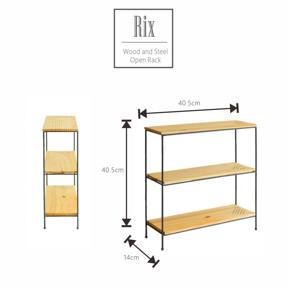 RIX wood&Steel Open Rack