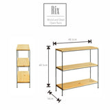 RIX wood&Steel Open Rack