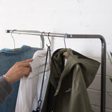 U.S. MAIL clothes rack