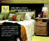 日系日本木製移動床頭櫃 Japan wooden moving bedside table