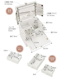 日系三面鏡の5色化粧箱