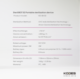 新登場！KODES SteriliBOT S2™ 便攜個人消毒器